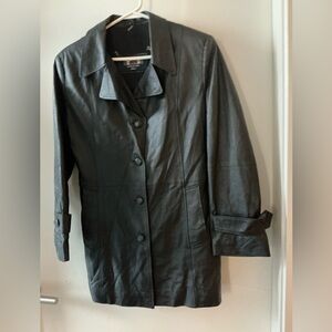 Black Leather Women's Jacket